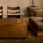 Antique Copper Coffee Table