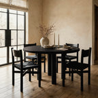 Round Topa Topa Dining Table - Black