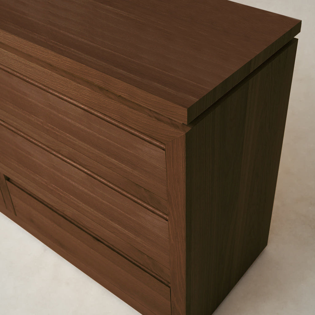 Sofita Wood Dresser - Mocha