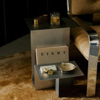 Valley Side Table - Stainless Steel