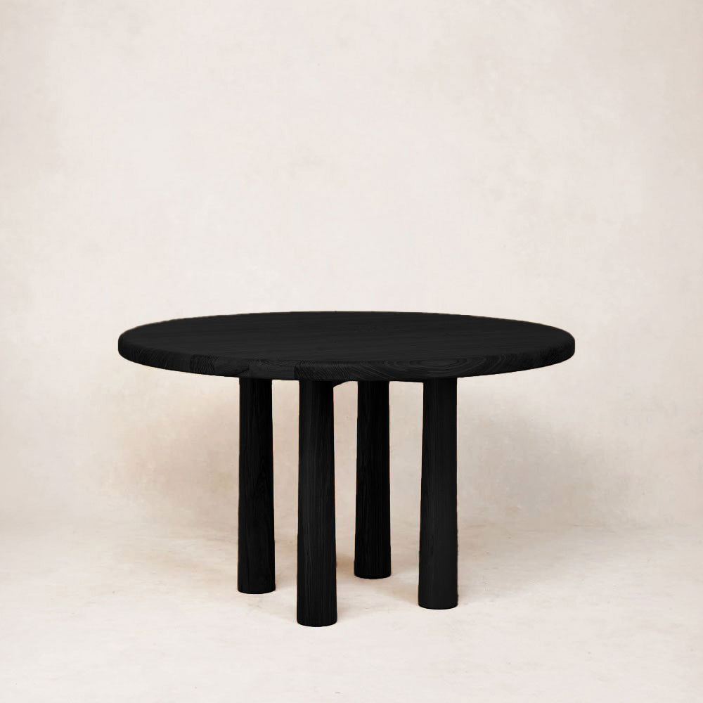 Round Topa Topa Dining Table - Black
