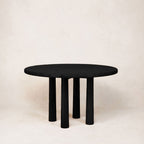 Round Topa Topa Dining Table - Black
